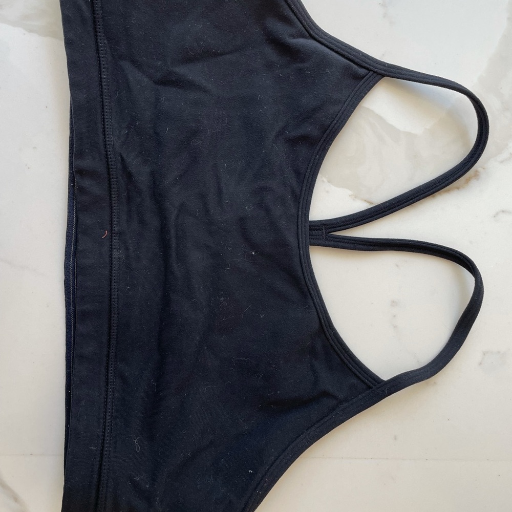 Black Lulu Lemon Bra